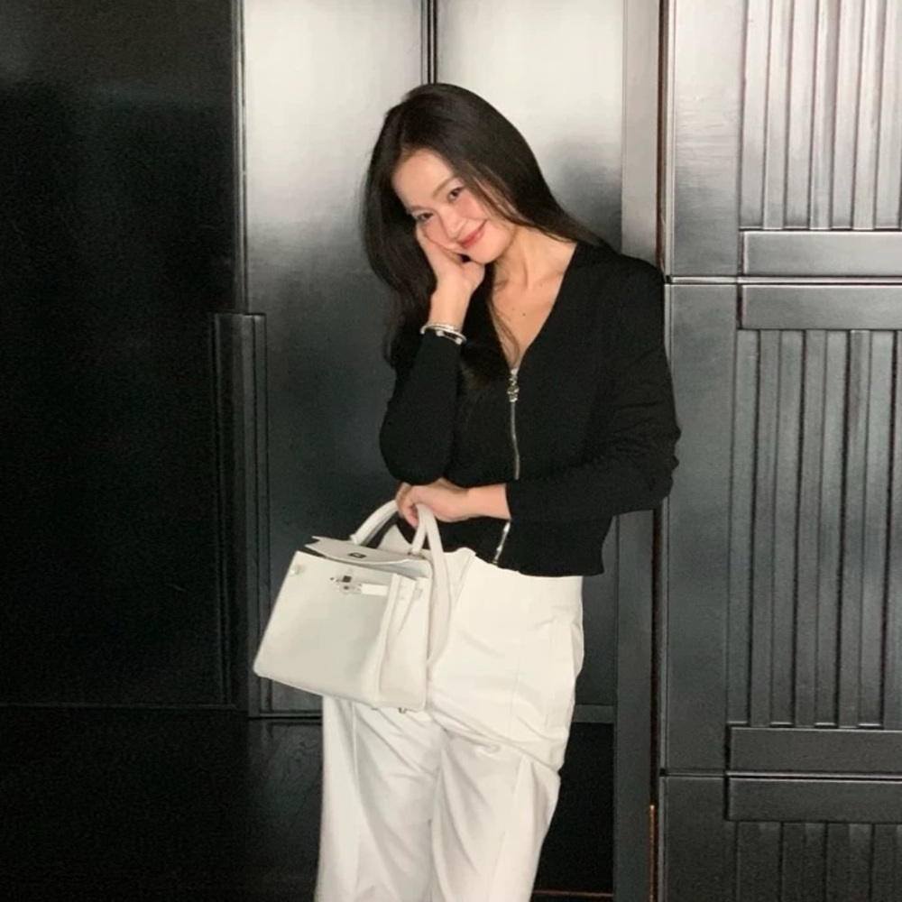 Premium quality black cardigan